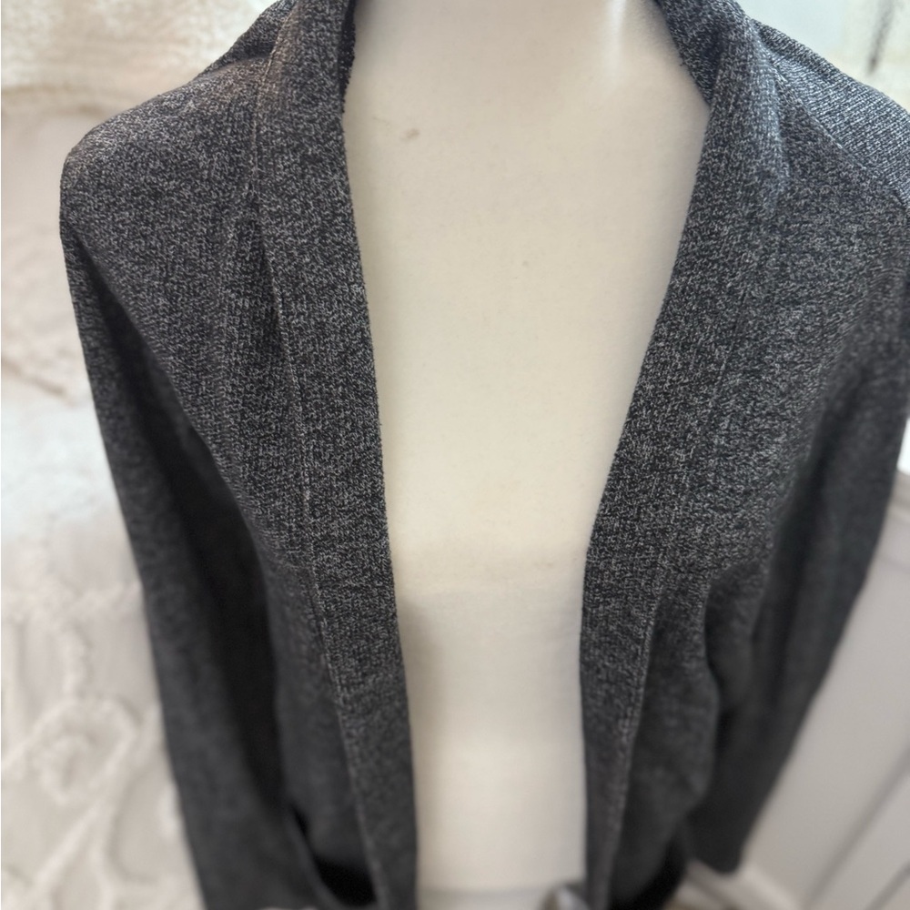 Guess Charcoal Open-Front Cardigan